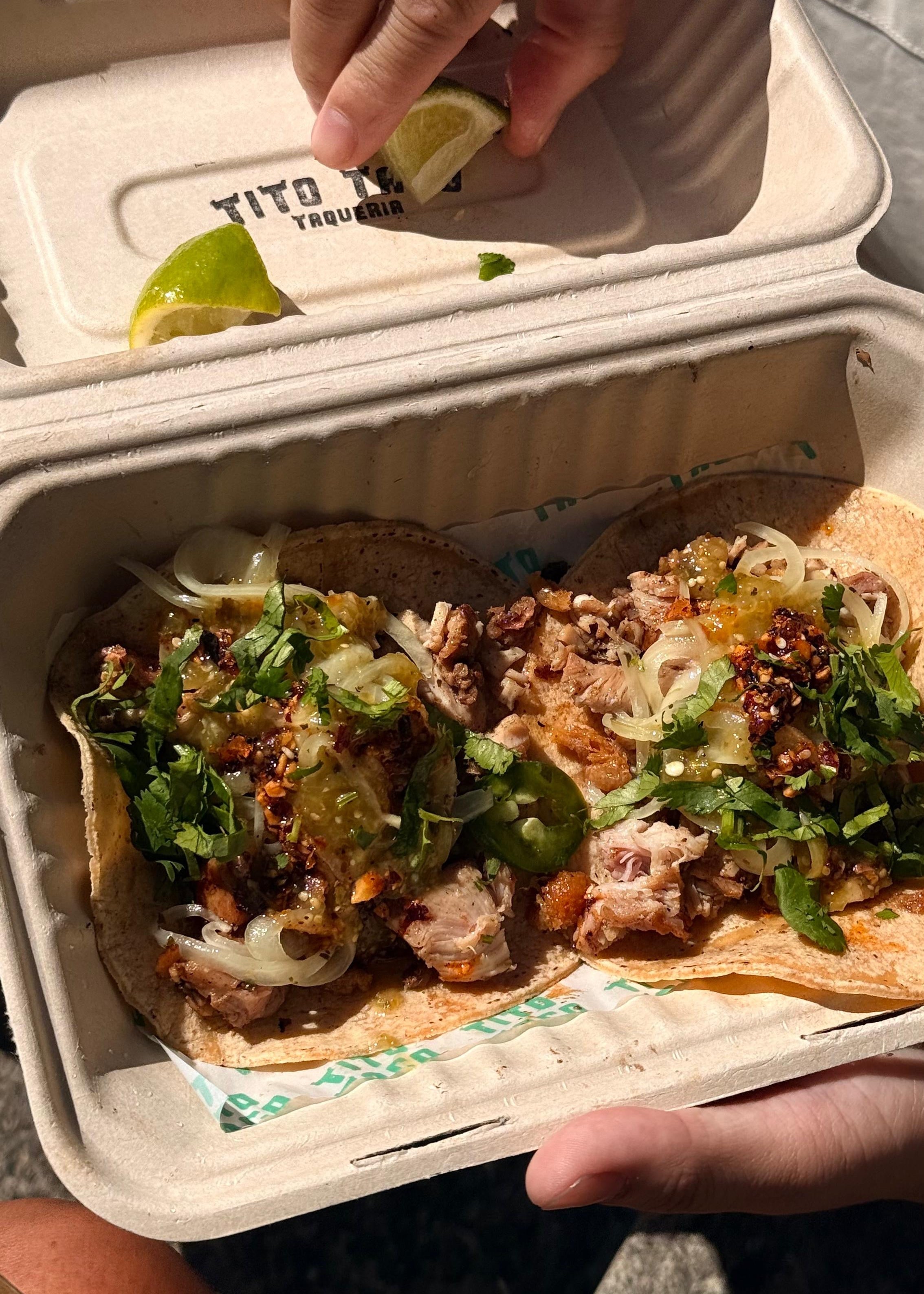 TACOS DE CHICHARRON