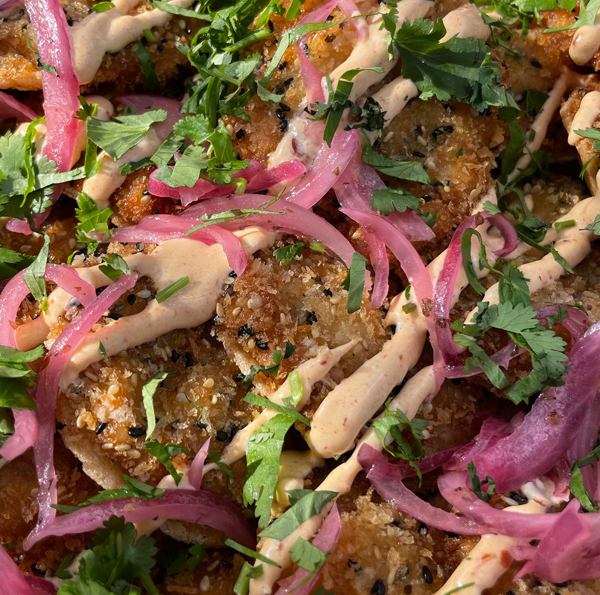 PRAWN TOSTADAS